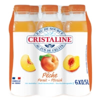 CRISTALINE PÊCHE 6x0,5L
