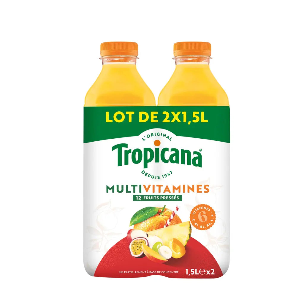 TROPICANA 12 FRUITS 2x1,5L