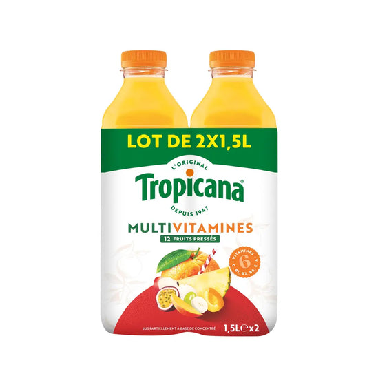 TROPICANA 12 FRUITS 2x1,5L